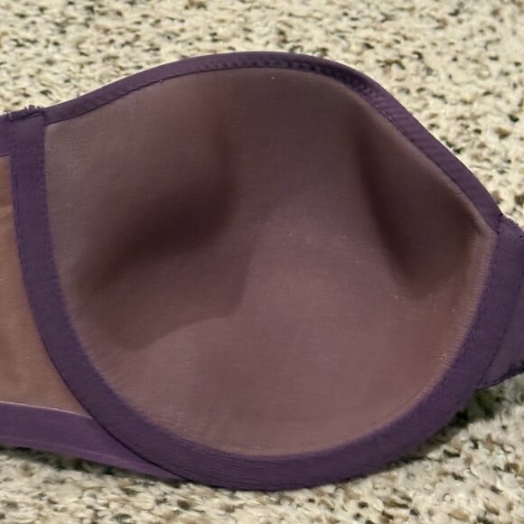 Victoria's Secret | Lined Strapless Underwire Bra | Eggplant | Size: 36C - Picture 6 of 16